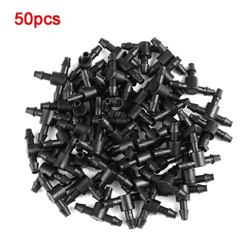 50PCS Sprinkler Irrigation Barb Tee Fitting Joiner - Image 6