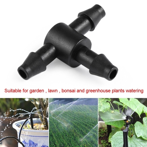 50PCS Sprinkler Irrigation Barb Tee Fitting Joiner