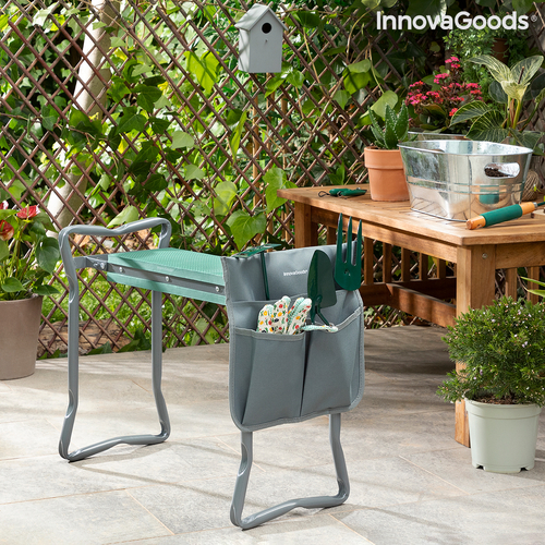 3-in-1 Folding Garden Seat with Bag for Tools Situl InnovaGoods - Image 48