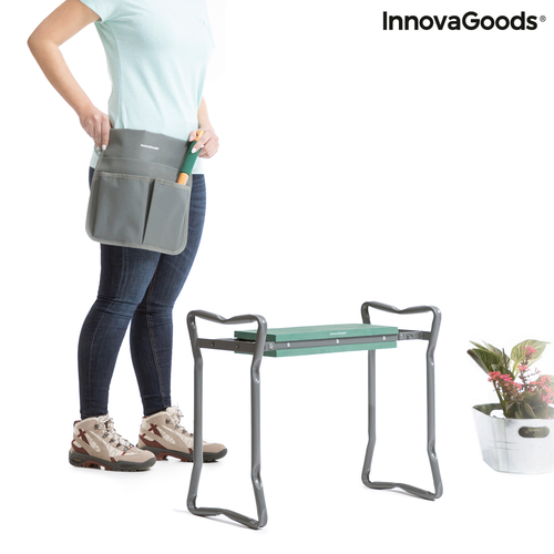 3-in-1 Folding Garden Seat with Bag for Tools Situl InnovaGoods - Image 25