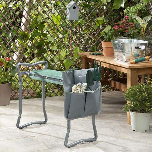 3-in-1 Folding Garden Seat with Bag for Tools Situl InnovaGoods - Image 53