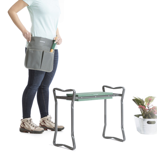 3-in-1 Folding Garden Seat with Bag for Tools Situl InnovaGoods - Image 26
