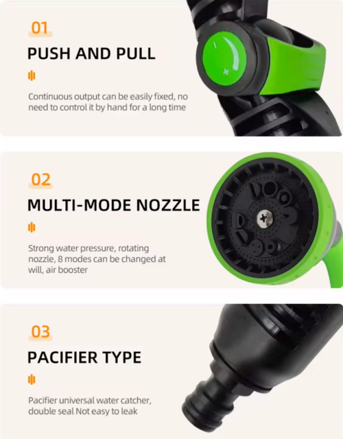 360 Degree Angle Adjustable Water Wand Flexible Spray Wand - Image 2