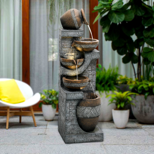 42.5inches Garden Landscape Water Fountain for Home Garden Decor - Image 2