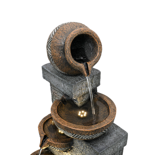 42.5inches Garden Landscape Water Fountain for Home Garden Decor - Image 4