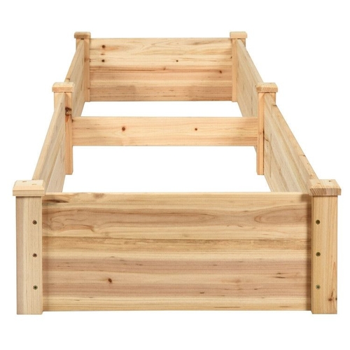 Wooden Vegetable Raised Garden Bed for Backyard Patio Balcony - Image 2